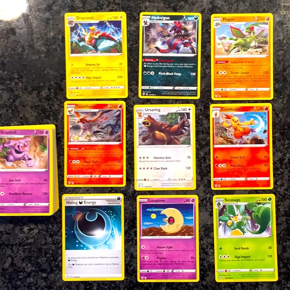 Pokemon Other - Pokémon Darkness Ablaze Card Bundle: 50 Cards